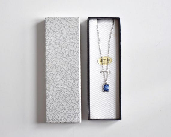 Kiyomizu-Yaki Floral Porcelain Pendant Necklace