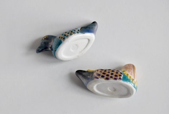 Porcelain Bird Chopstick Rests (Set Of 2)