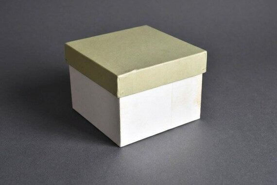 Kiyomizu-Yaki Lidded Ceramic Box: Handpainted Pine
