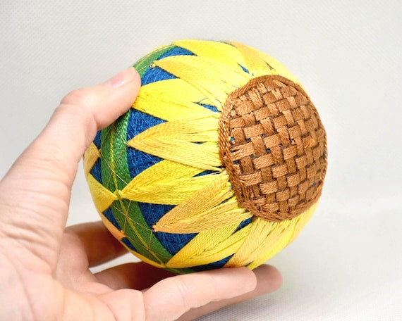 Japanese Temari Ball Folk Art Embroidery