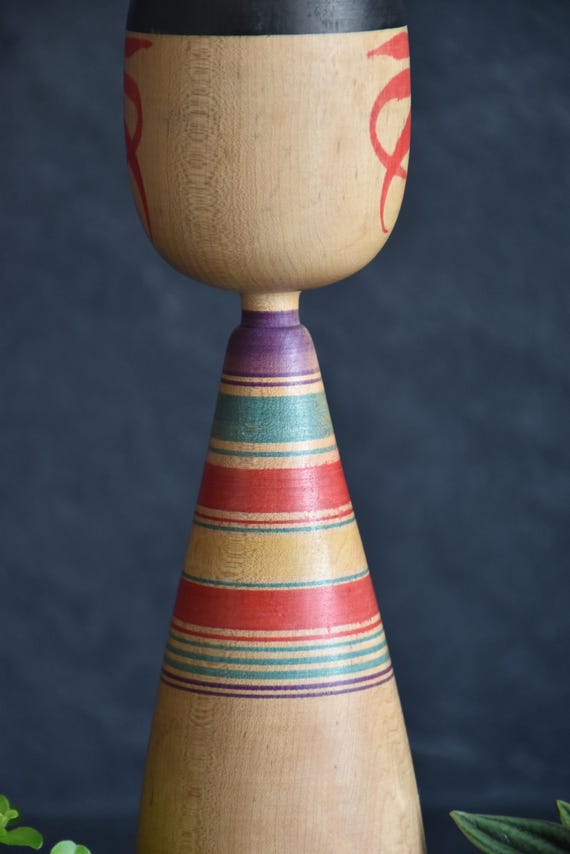 Tsugaru Kokeshi Doll By Zenji Sato