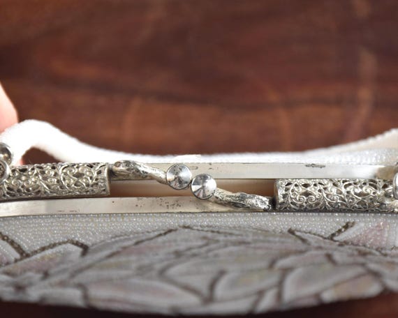 Japanese Floral Beaded Clutch