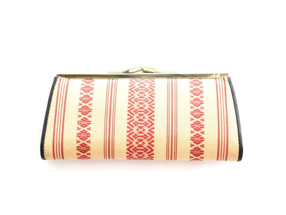 Hakata-Ori Silk Wallet Geometric Pattern