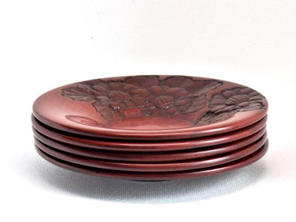 Kamakura-Bori Lacquer Plates (Set Of 5)