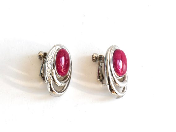 Japanese Cloisonné Sakura Earrings