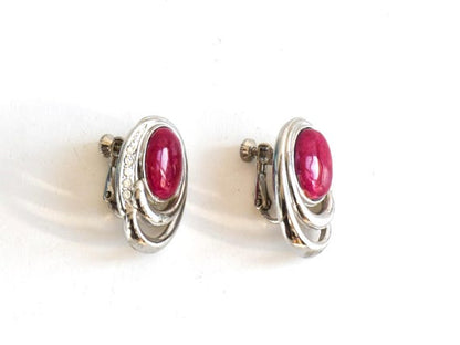 Japanese Cloisonné Sakura Earrings