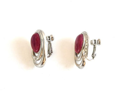 Japanese Cloisonné Sakura Earrings