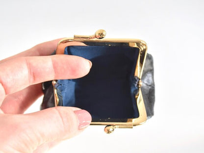 Oshima Tsumugi Style Gamaguchi Coin Purse