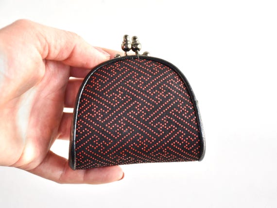 Japanese Deerskin Urushi Lacquer Pouch