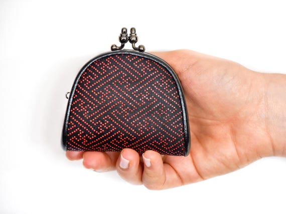 Japanese Deerskin Urushi Lacquer Pouch