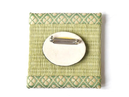 Kiyomizu Porcelain Floral Brooch