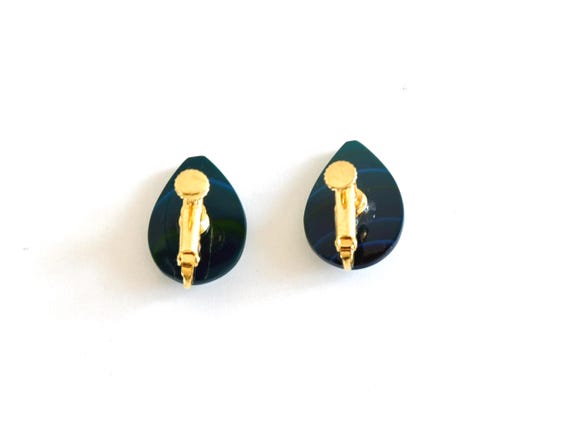 Japanese Lacquer Clip-On Earrings