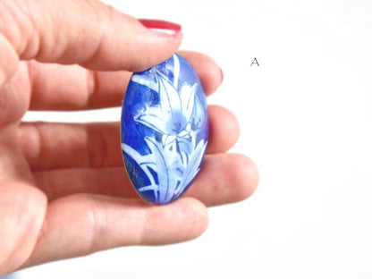 Kiyomizu-Yaki Floral Brooch