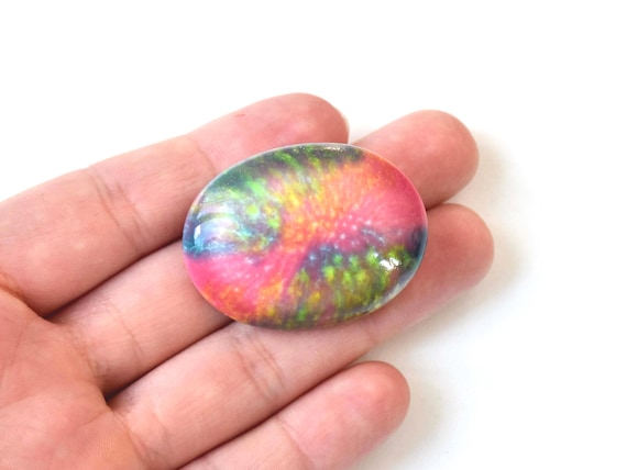 Kutani Ceramic Brooch