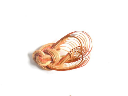 Handcrafted Bamboo Brooch