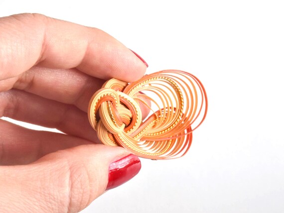 Handcrafted Bamboo Brooch