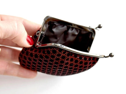 Japanese Inden Deerskin Coin Purse