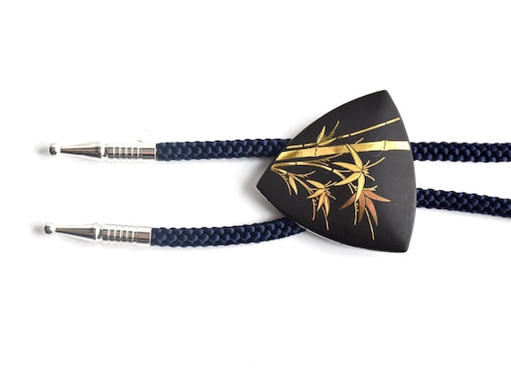 Japanese Damascene Bolo Tie