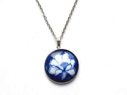 Kiyomizu-Yaki Porcelain Pendant Necklace