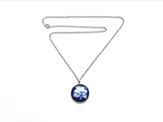 Kiyomizu-Yaki Porcelain Pendant Necklace