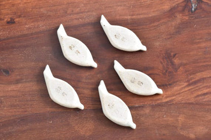 Japanese Leaf Ceramic Chopstick Rests (Set Of 5)