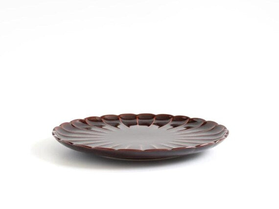 Japanese Chrysanthemum Urushi Lacquer Plate