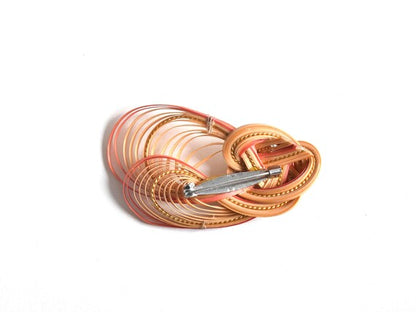 Handcrafted Bamboo Brooch