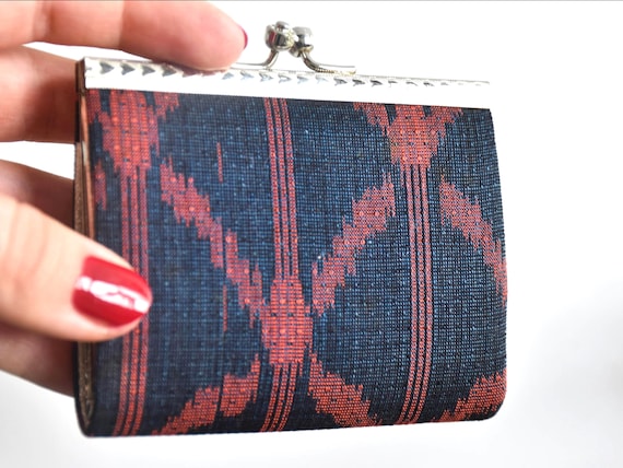 Iyo Kasuri Geometric Wallet