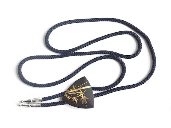 Japanese Damascene Bolo Tie