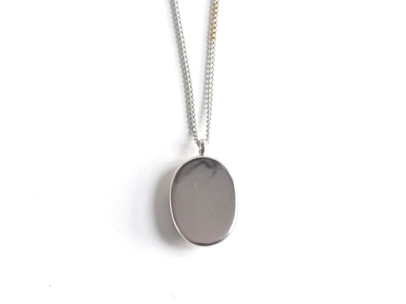 Kutani Porcelain Floral Pendant Necklace