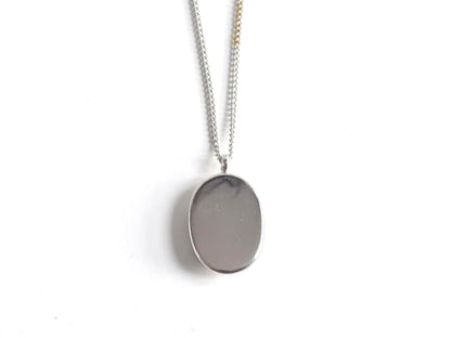 Kutani Porcelain Floral Pendant Necklace