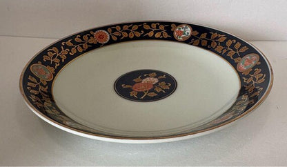 Arita Kiyomitsu Serving Set: Floral & Gold