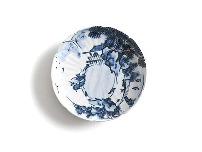 Kiyomizu-Yaki Tōsai Sometsuke Plates (Set Of 2)