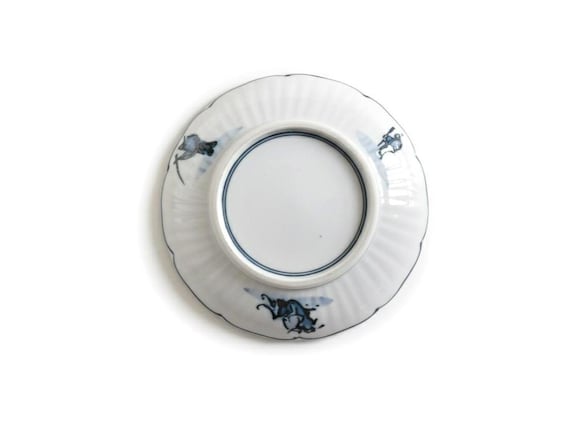 Kiyomizu-Yaki Tōsai Sometsuke Plates (Set Of 2)