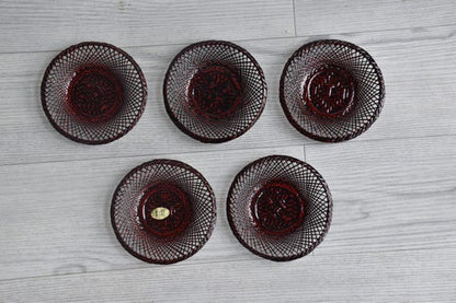 Japanese Cold Tea Set: Glass, Urushi Lacquer & Bamboo