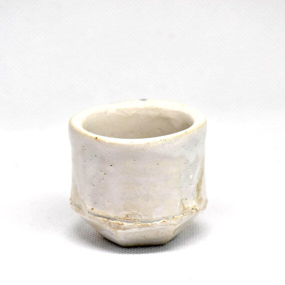 Kikyogama Mino Ware Bamboo Guinomi Sake Cups (Set Of 5)