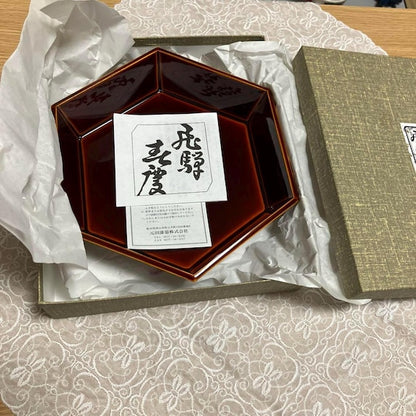 Hida Shunkei Lacquerware Serving Dish