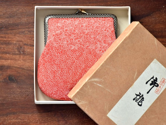 Red Silk Clasp Coin Purse
