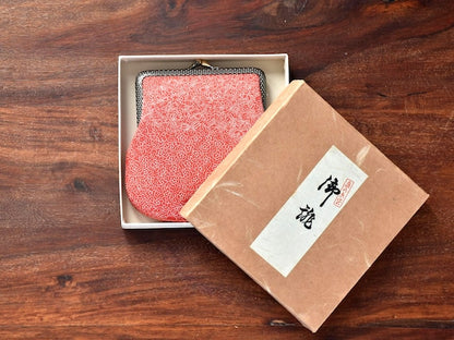 Red Silk Clasp Coin Purse
