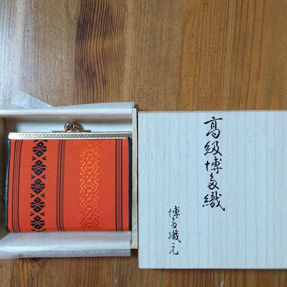 Hakata-Ori Red Wallet