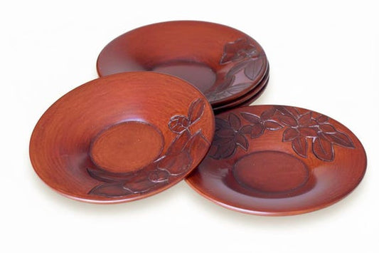 Kamakura-Bori Lacquer Plates (Set Of 5)