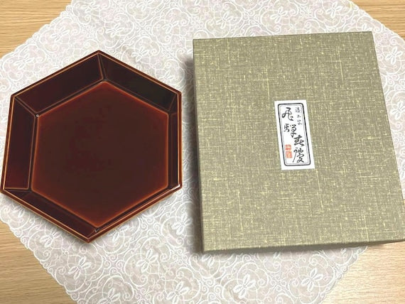Hida Shunkei Lacquerware Serving Dish