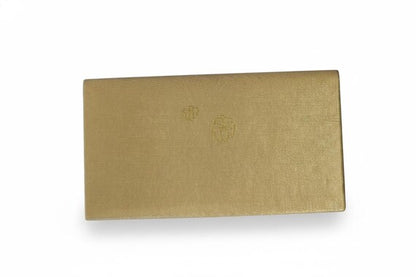 Golden Floral Kimono Clutch