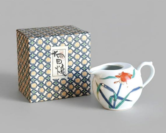 Japanese Porcelain Creamer - Small Ceramic Pitcher -