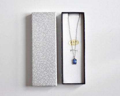 Kiyomizu-Yaki Floral Porcelain Pendant Necklace