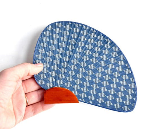 Japanese Washi Uchiwa Fan