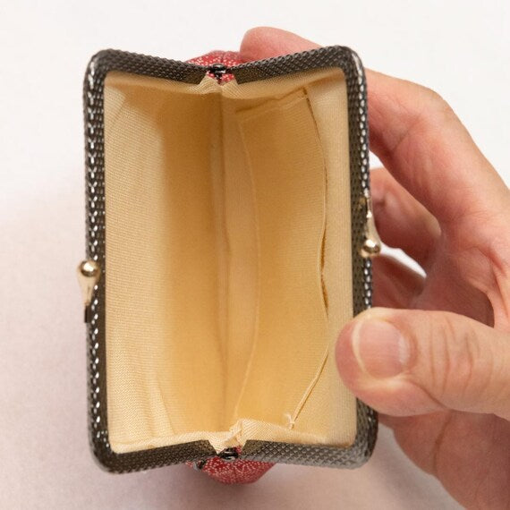 Red Silk Clasp Coin Purse