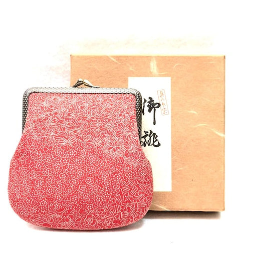 Red Silk Kimono Pouch