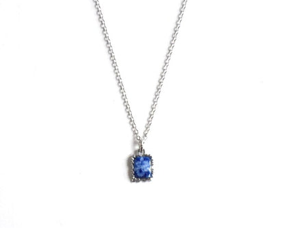 Kiyomizu-Yaki Floral Porcelain Pendant Necklace