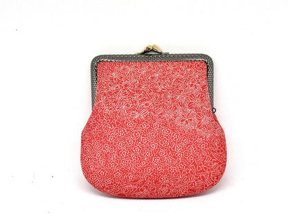 Red Silk Clasp Coin Purse